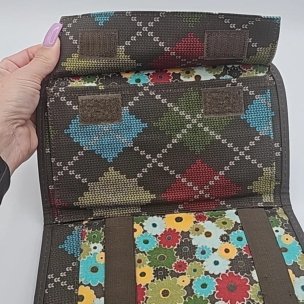Thirty-one Trifold Floral/Argyle Planner Organizer
